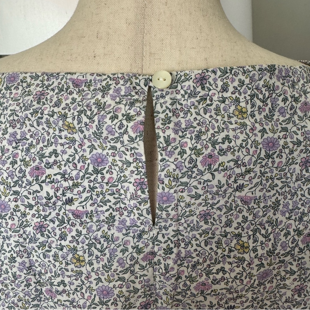 NWT Vintage 80s 90s Laura Ashley Ditsy Floral Cotton Top & Skirt 2 pc Set Large - Picture 13 of 16